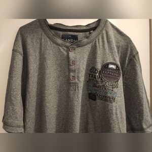Mens Canda Grey Tee. Size xl. Preloved.